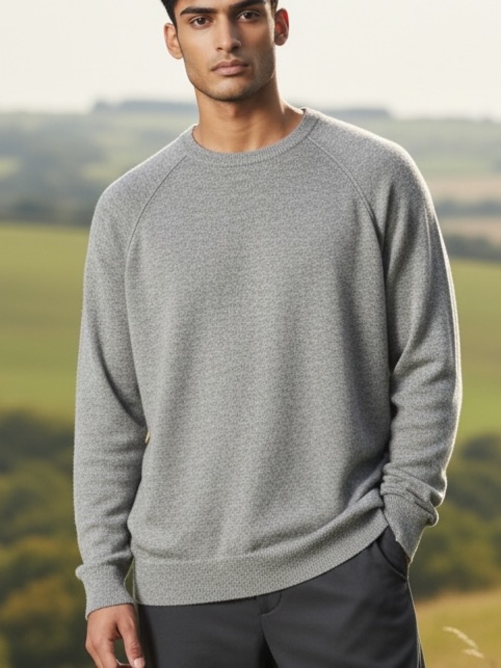 J.Crew Men’s Slim Rugged Cotton Crewneck Sweater- Size XL